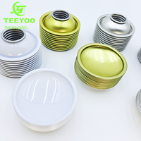 Composants métalliques cône et dôme en aérosol D52mm pour boîtes de conserve Composants essentiels pour emballage de canette d'aérosol