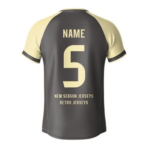 Maßgeschneiderte Retro-Fußballtrikots Sportbekleidung mit Stickerei-Logo und Druckdesign Hochwertige Fußballshirts Trainingsshirts - Product Image 4