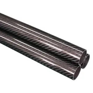 3K Twill Carbon Fiber Round Tube Customization High Technology And High Quality Factory OEM Customization