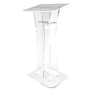 Bục Giảng Bục Giảng Bục Giảng Mica Acrylic Bục Giảng Trong Suốt Bục Giảng Nhà Thờ Với Bục Giảng Mica Chữ Thập - Product Image 3