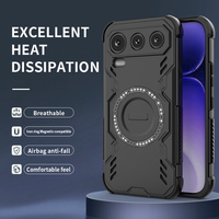 Coque de téléphone For Honor 600 Pro de luxe, personnalisée, anti-chute, avec dissipation thermique, chargement magnétique sans fil, coque arrière