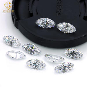 อัญมณี CZ หลวมทรงมาร์คีส์ขนาด 2*4 มม. 4*8 มม. 5A ประดับด้วยเพชร CZ สีขาว - Product Image 3