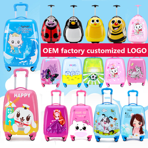 Valise personnalisée impression chine fournisseur dessin animé modèle cabine <span class=keywords><strong>bagages</strong></span> 4 roues enfants bagage à main - Product Image 5