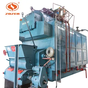 ZOZEN Brand Industrial 6 Ton Boiler batu bara api untuk pemanasan makanan kimia