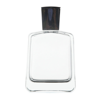 Nouvelle conception, flacon de parfum en verre rectangulaire de luxe personnalisé, 30 ml, 50 ml, 100 ml, impression à l'écran, pulvérisateur à pompe, TIUMSEN T01034