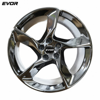 Jantes forgées EVOR OEM 15-22 pouces à cinq branches pour Chrysler 300C Dodge Charger en alliage d'aluminium