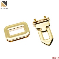 Kunci Putar Tas Tangan, Dompet, Dekorasi Tas, Kunci Putar Logam Seng, Logo Kustom, Perlengkapan Tas Logam, Grosir