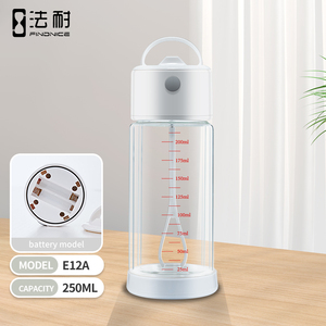 Double tasse en verre de qualité laboratoire, résistante aux acides et aux alcalis, sans danger pour les boissons en verre de qualité supérieure. - Product Image 1