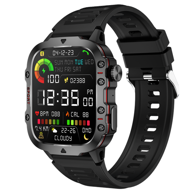 2024 Newest 1.96 Inch Smart Watch BT Calling Sports Outdoor Fitness Tracker Waterproof Smartwatch for Men