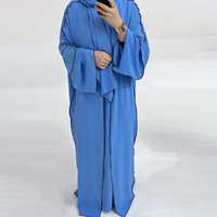 Loriya2024 Ensemble trois pièces sur AliExpress Robe cardigan à garniture de couleur unie Vêtements d'été décontractés pour le Moyen-Orient Turquie Dubaï
