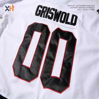 Jersey Hoki Es Pria Putih Merah Hitam Grosir Kustom 97 Connor McDavid 29 Nathan MacKinnon 8 Cale Makar Cepat Kering