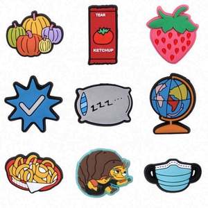 Plage dessin animé australien mexique Puerto NETA porte-bonheur breloques décoration de noël pour <span class=keywords><strong>sandales</strong></span> cadeaux de fête de noël - Product Image 1