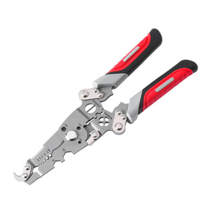 Ruwei Foldable <b>Wire</b> <b>Stripper</b> 9 Inch Stainless Steel Industrial Grade <b>Wire</b> Cutter Crimper Front Entry 10 Awg - Product Image 1