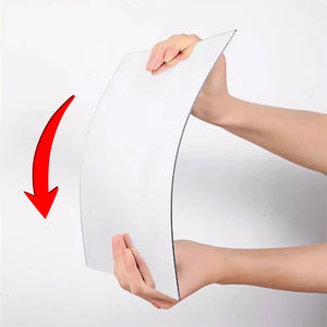 Acrylic Sticker Bear Shape <strong>Wall</strong> Mounted Frameless Full Body <strong>Mirror</strong> Irregular Asymmetry Soft Flexible 3D Plastic <strong>Mirror</strong> - Product Image 3