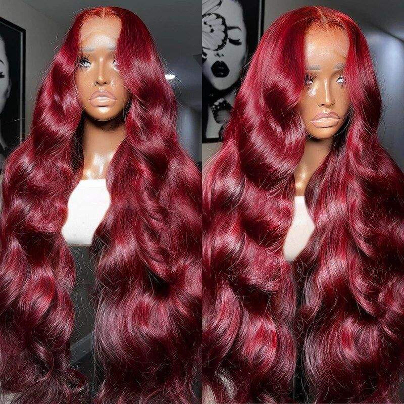 Perruque de vague de corps de Bourgogne