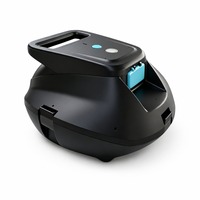 Nettoyeur de piscine robotisé sans fil 30W 100-120 L/min, nettoyage en circuit aléatoire pour piscines hors sol à fond plat jusqu'à 80 m², IPX8