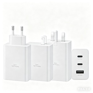 Chargeur rapide <span class=keywords><strong>65W</strong></span> 3 ports 2C1A PD3.0 SFC2.0 AFC, <span class=keywords><strong>adaptateur</strong></span> mural simple <span class=keywords><strong>65W</strong></span>/25W/15W pour Samsung iPhone Ordinateur portable - Product Image 3