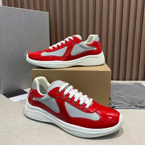 Zapatos Deportivos de Diseño de Lujo Transpirables para Todas las Estaciones, Precio de Fábrica al por Mayor, Zapatos de Malla de Moda con Cuero Patentado - Product Image 1