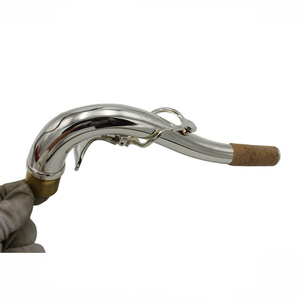 Eastern <span class=keywords><strong>Music</strong></span> <span class=keywords><strong>Pro</strong></span> Collo per Sassofono Tenore Placcato Argento con Sostegno Inferiore - Product Image 3