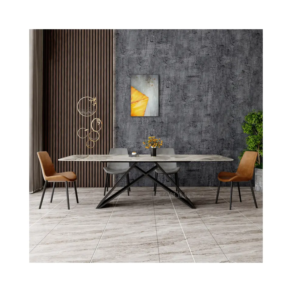 Moderner runder Esstisch aus echtem Marmor Luxus-Esstisch aus italienischem Natur marmor mit rotierender Mitte Lazy Susan