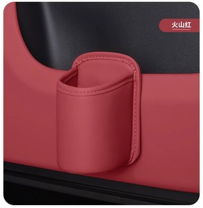 Organisateur de porte-gobelets de voiture en cuir synthétique, style minimaliste, pour le dossier des sièges, les panneaux de porte et l'organisation des objets du côté passager - Product Image 6