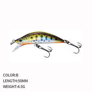 Vente en gros leurres de pêche 50mm 4.5g leurre méné coulant appât dur de plage pêche au bar leurre truite - Product Image 5