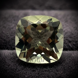 14mm <b>Cushion</b> Cut Natural PRASIOLITE / GREEN AMETHYST Wholesale Factory Price High Quality Faceted Loose Gemstone Per Carat - Product Image 4