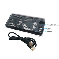 Ventilateur de refroidissement arrière haute vitesse, de bonne qualité et silencieux pour console PS5 Slim avec 2 ventilateurs de refroidissement