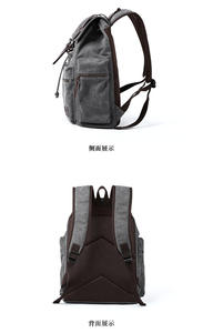Men's Drawstring Canvas Backpack <b>Travel</b> <b>Bag</b> <b>for</b> Computers Best-selling <b>Bags</b> in Stock and Trendy - Product Image 4