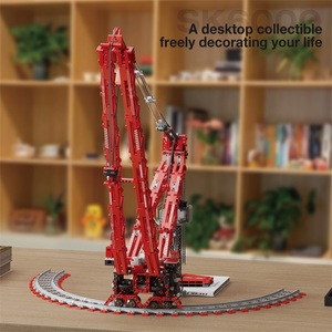 EN STOCK Reobrix 22029 MOC Technical RC SK6000 Grúa, Bloques de Construcción, Ladrillos, Modelo de Ensamblaje, Juguetes para Niños, Regalo de Navidad - Product Image 4