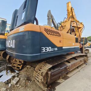 Performances Stables, Excavatrice d'Occasion Hyundai 330LC-9S de 33 Tonnes avec Moteur, Boîte de Vitesses, Pompe et PLC - Capacité de la Benne de 1,44 m³ - Product Image 4