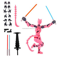 Jouet de poupée articulé multi-articulations personnalisé, figurine d'action Lucky 13, robot imprimé en 3D