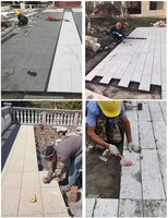 Dalles de pavage en porcelaine ignifugées A1 300x600mm 600x600mm 20mm Carreaux de sol extérieurs Finition Lappato Briques réfractaires Salle de bain Couloir