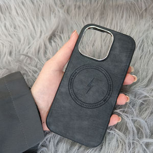 Funda de teléfono de succión magnética de cuero mate, para <span class=keywords><strong>ZTE</strong></span> V40 vita pro A31 plus <span class=keywords><strong>blade</strong></span> A52 lite, gran oferta, 2023 - Product Image 3