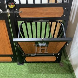 Porte Scorrevoli in Legno di Bambù per Stalle, Attrezzature per Scuderie, Pannelli per Box Cavalli, Porta con Cerniere - Product Image 6