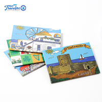 Rectangle personnalisé sublimation acrylique blanc magnétique souple nickelé brillant logo personnalisé pays aimant promotionnel