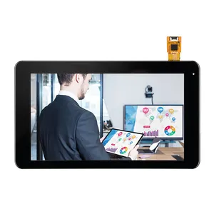 Vetro temperato 7H impermeabile AG AF industriale 7 pollici Touchscreen vetro USB PCAP capacitivo Touch Screen pannello Kit di sovrapposizione