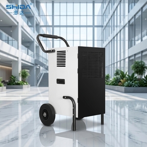 Deshumidificador Portátil de Grado Industrial de 60L y 800W, con Gabinete Metálico, Gran Capacidad de Agua, Secador de Aire Comercial para Taller - Product Image 1