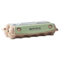 Emballage de cartons à œufs imperméables en matériaux recyclés biodégradables, cartons à œufs 12 alvéoles avec doublure en éponge, fermeture magnétique, poignée