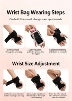 Brazalete Deportivo para Correr, Impermeable, a Prueba de Polvo, con Logotipo Personalizado, Bolsa de Almacenamiento para Teléfono, Unisex