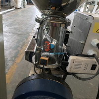 Extrudeuse Mobile en plastique PVC SJ35/28, usine d'extrudeuse Mobile
