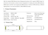 Decodificador de Voltaje Constante LTECH DMX/RDM, Atenuación/Blanco Frío/RGB/RGBW, Comunicación Bidireccional RDM/DMX512