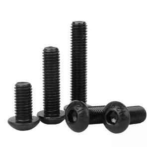 Vis métriques en gros M8 M10 M12 en acier inoxydable 304 et acier au carbone, à tête bombée et six pans creux, grade 10.9 - Product Image 5