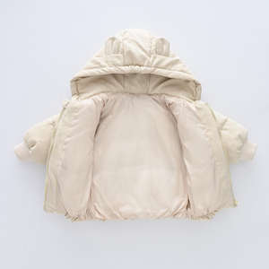 <span class=keywords><strong>Manteau</strong></span> d'<span class=keywords><strong>Hiver</strong></span> Épais OEM ODM pour Enfants, Veste à Capuche Chaude à Manches Longues pour Bébé Garçons et Filles - Product Image 6