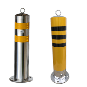 Barrera de Seguridad de Tráfico de acero inoxidable, Pilar anticolisión, bolardo de carretera, delineador de control de multitudes, barrera de puntal - Product Image 1