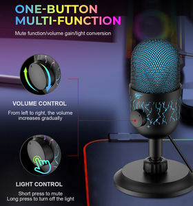 Havit-micrófono usb profesional GK52, micrófono de escritorio para <span class=keywords><strong>podcast</strong></span>, con cable para videojuegos, para youtube - Product Image 2