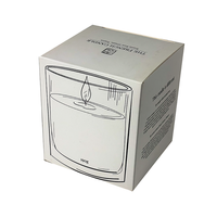 Boîtes en carton recyclables en gros avec impression de logo, boîte pour bougies, boîte d'emballage pour tasses à café