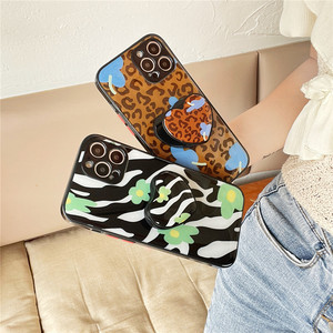 Ốp Điện Thoại Thông Minh Họa Tiết Da Báo Đầy Màu Sắc Phong Cách Dành Cho <span class=keywords><strong>Iphone</strong></span> 13 Pro Max, Ốp Điện Thoại Dễ Thương Có Giá Đỡ Trái Tim Tình Yêu - Product Image 4