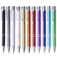 Vente directe d'usine, stylos à bille en métal personnalisés avec logo, 1,0 mm, style sportif, cadeau publicitaire, stylos promotionnels bon marché