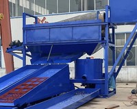 Petite machine à laver le sable aurifère portable, équipement d'extraction d'or alluvionnaire pour utilisation sur site minier